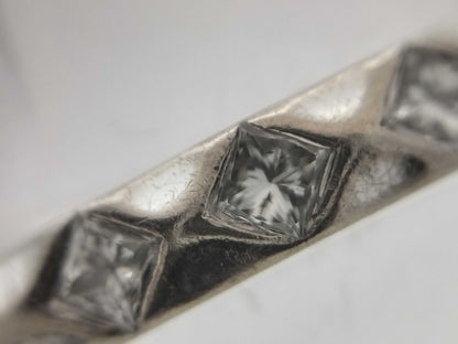 LOUIS VUITTON Infini 3PD #49 WG Au750 3.6g Ring 