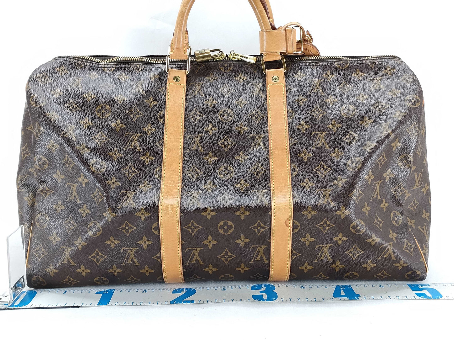 LOUIS VUITTON Monogram Keepall 50 Boston Bag