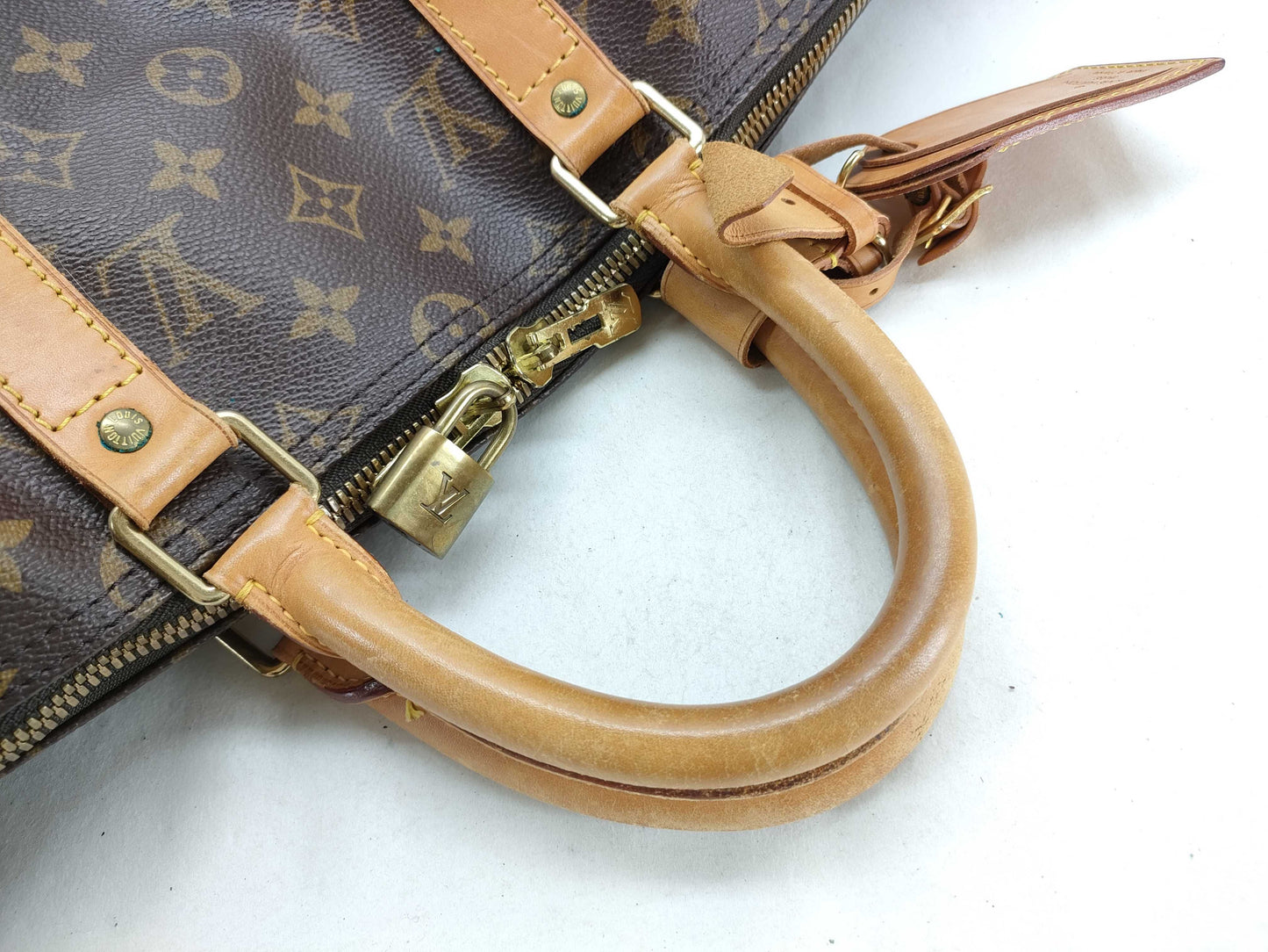 LOUIS VUITTON Monogram Keepall 50 Boston Bag