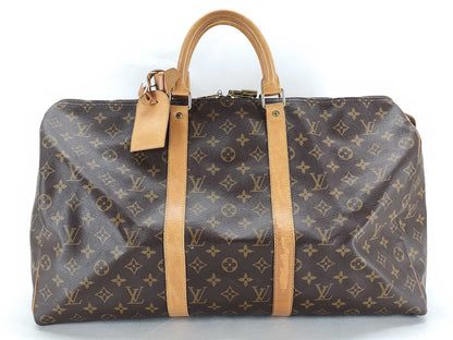 LOUIS VUITTON Monogram Keepall 50 Boston Bag