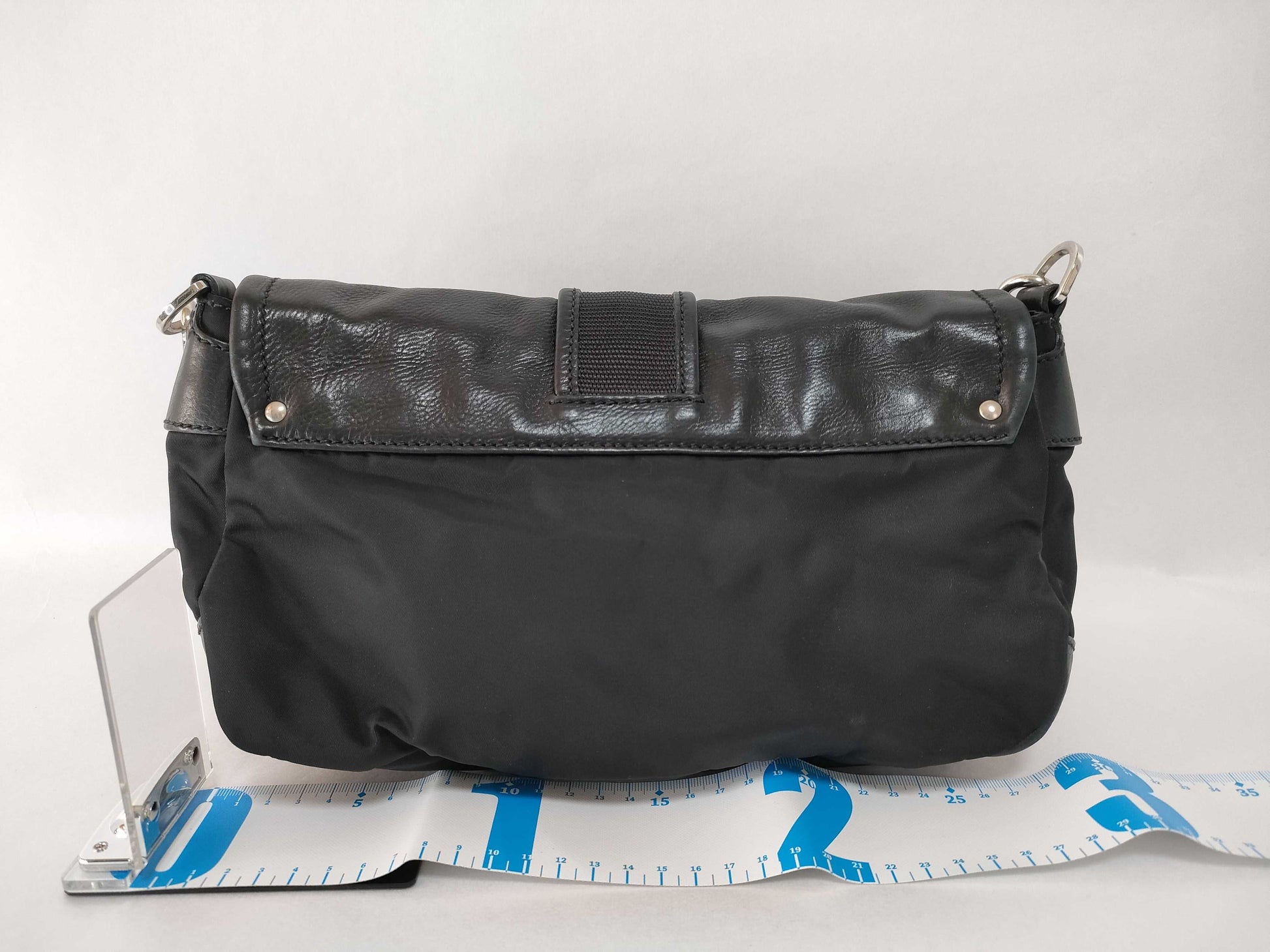 PRADA Nylon Prada Nylon Leather Shoulder Bag Shoulder Bag