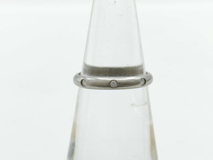 Cartier Band #49 3PD Pt950 2.8g Ring 