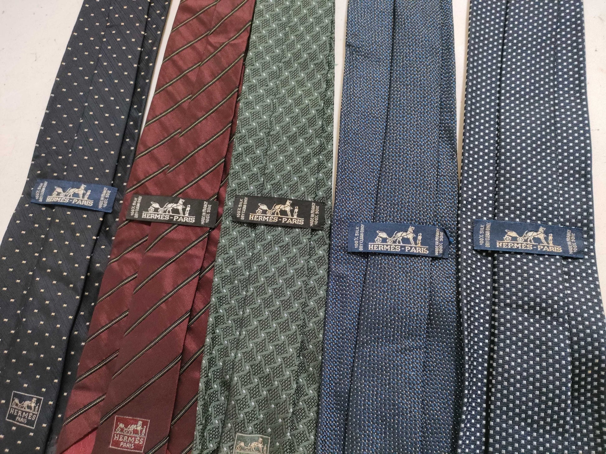 HERMES HERMES 5-piece tie