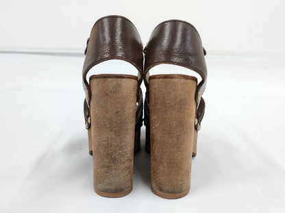  CHANEL CHANEL platform sandals size 35 sandals