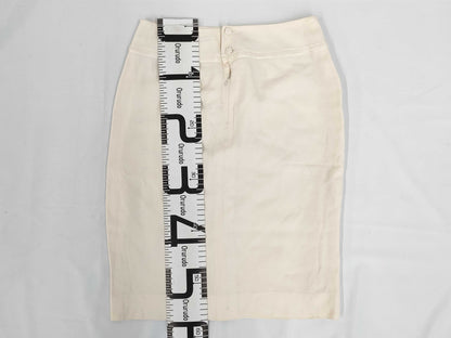 CHANEL White Tight Skirt Size 38 Skirt
