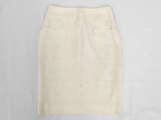 CHANEL White Tight Skirt Size 38 Skirt