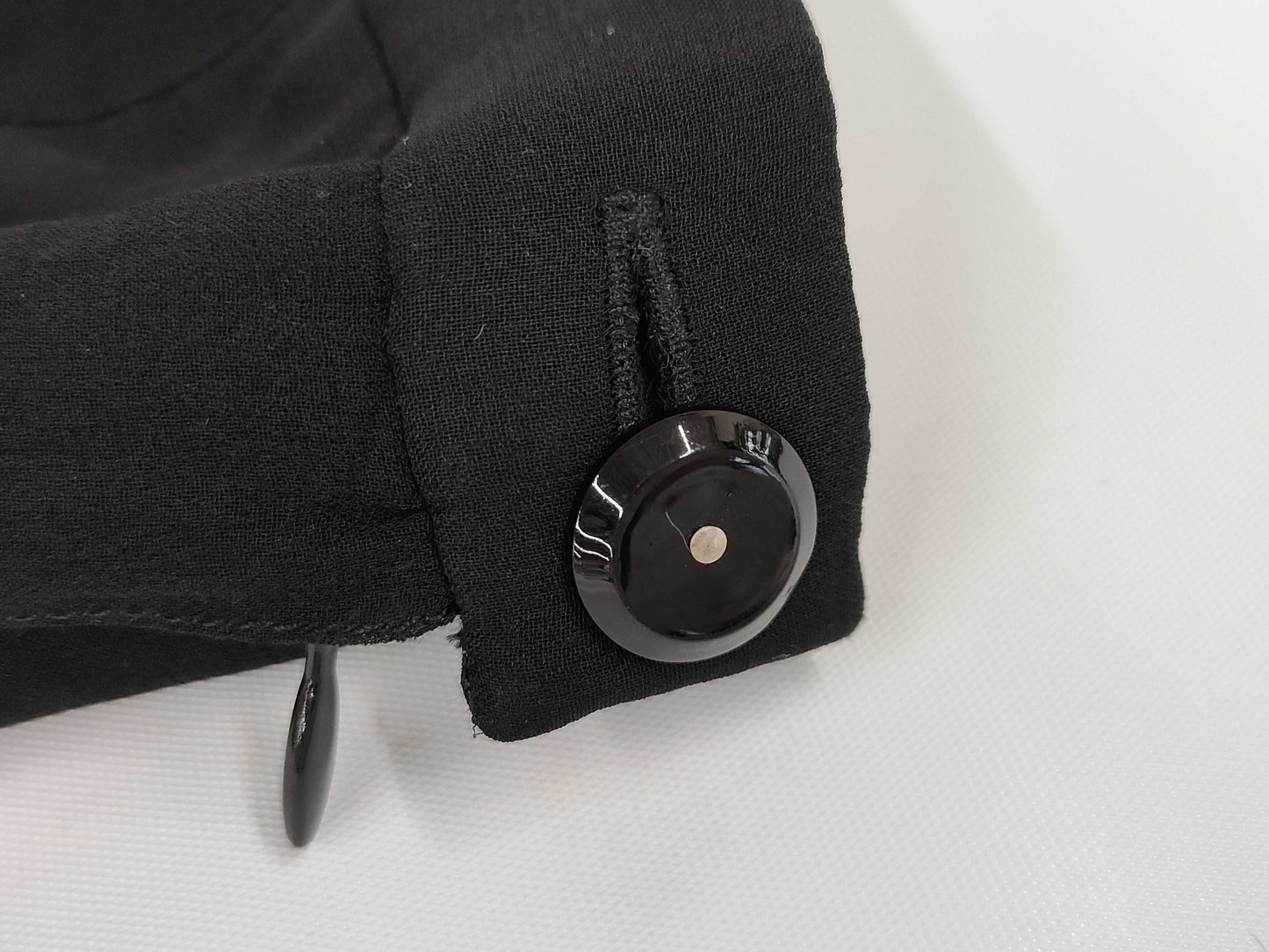 CHANEL CHANEL Black Silk Flare Skirt Size 38 Skirt