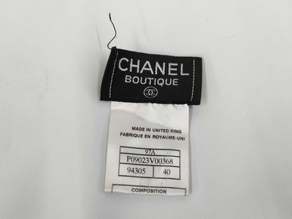 CHANEL CHANEL Short Sleeve High Neck Knit Size 40 Tops