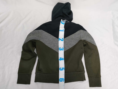 MONCLER Gum Blue Zip Hoodie Top