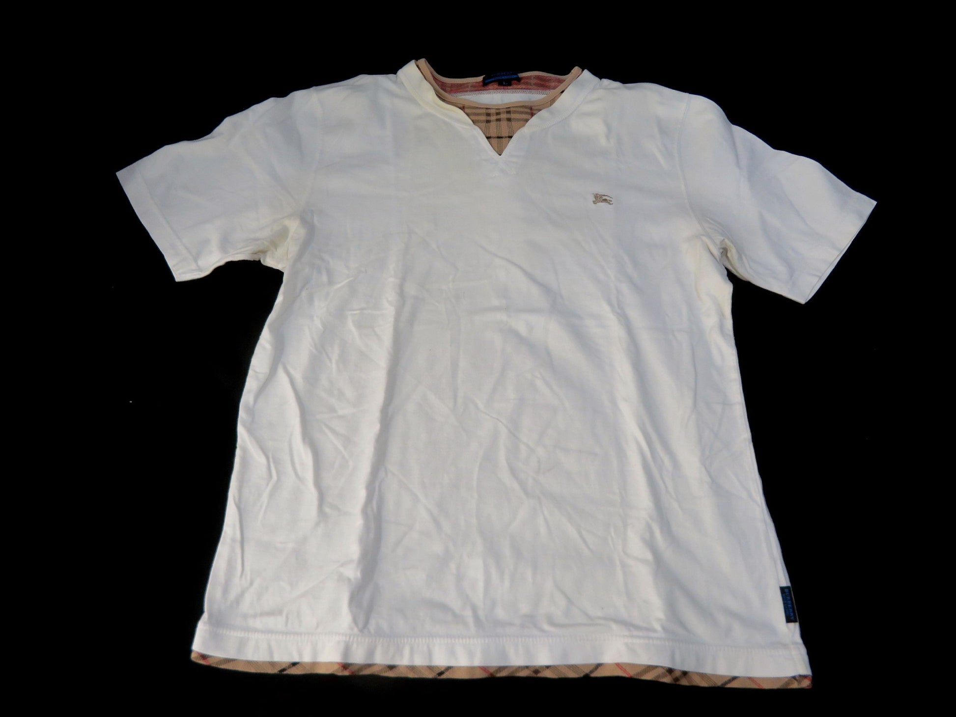 BURBERRY BURBERRY BLUE LABEL 2-Piece Set of Short Sleeve T-Shirts