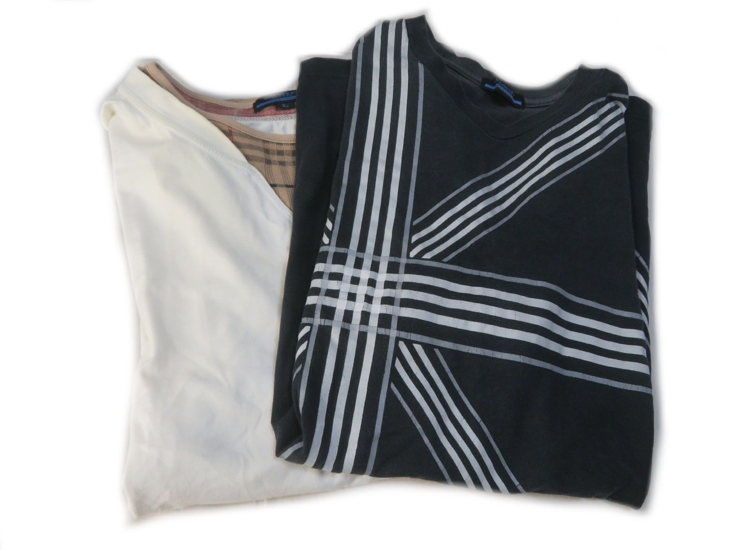 BURBERRY BURBERRY BLUE LABEL 2-Piece Set of Short Sleeve T-Shirts