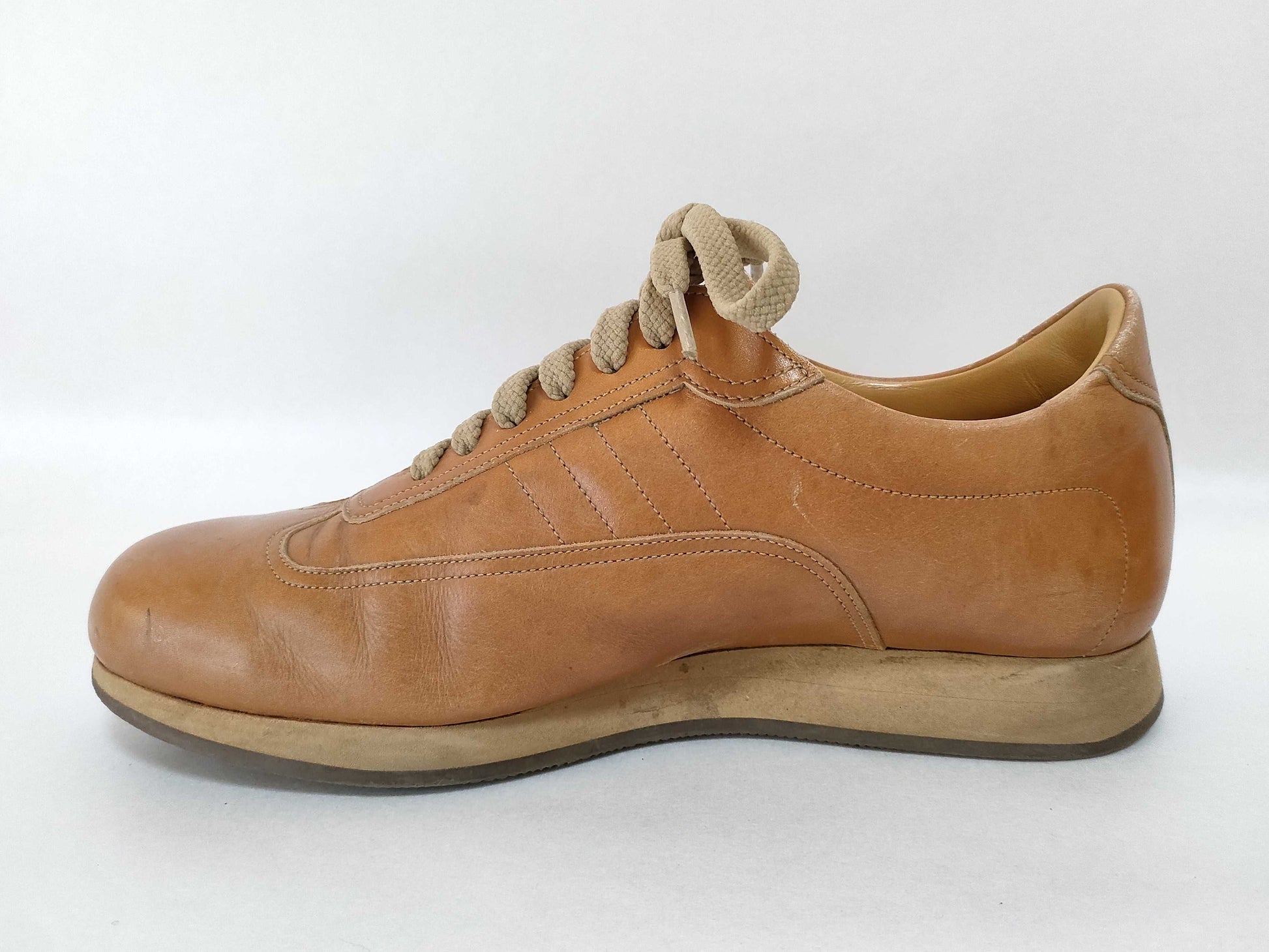 BURBERRY BURBERRY leather shoes sneakers