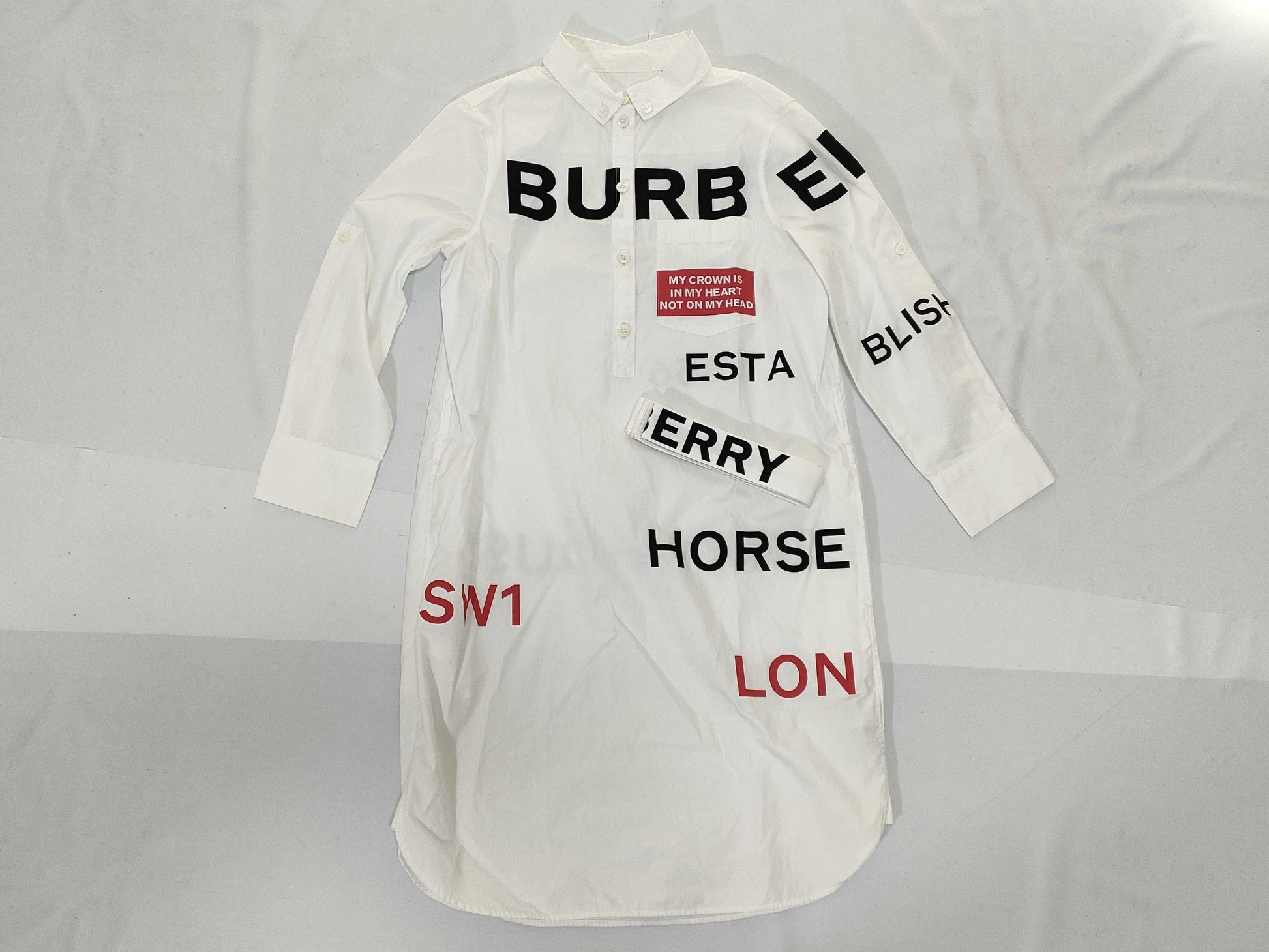 BURBERRY BURBERRY LONDON shirt dress dress