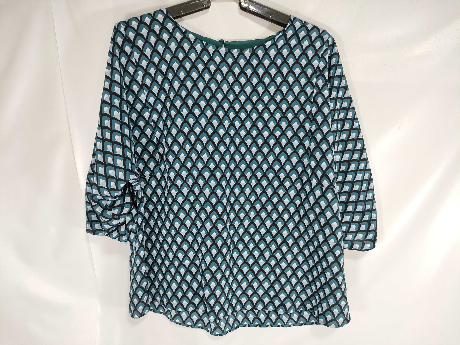 Max Mara Max Mara 3/4 Sleeve Cut and Sew Top