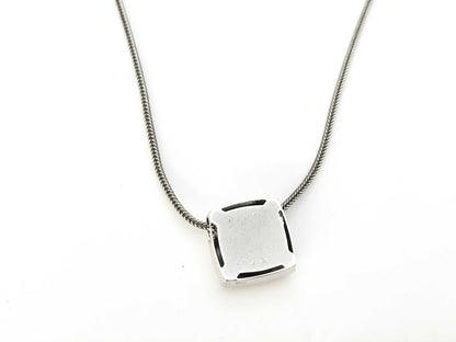 TASAKI Color Stone Sterling Silver 9.2g Necklace 