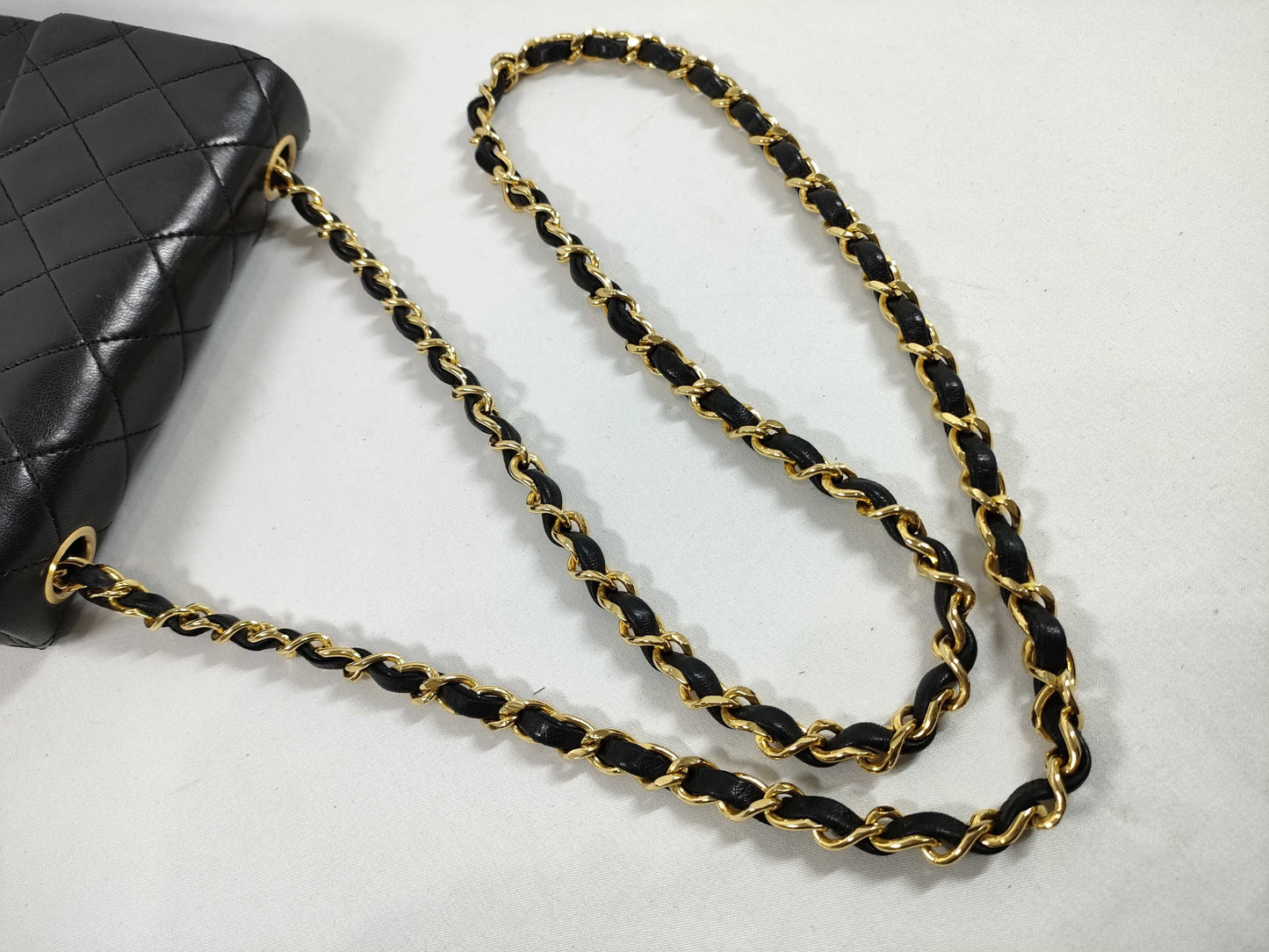 CHANEL CHANEL Mini Matelasse Chain Shoulder Bag, Black, No. 1, Card and Sticker Included, Shoulder Bag