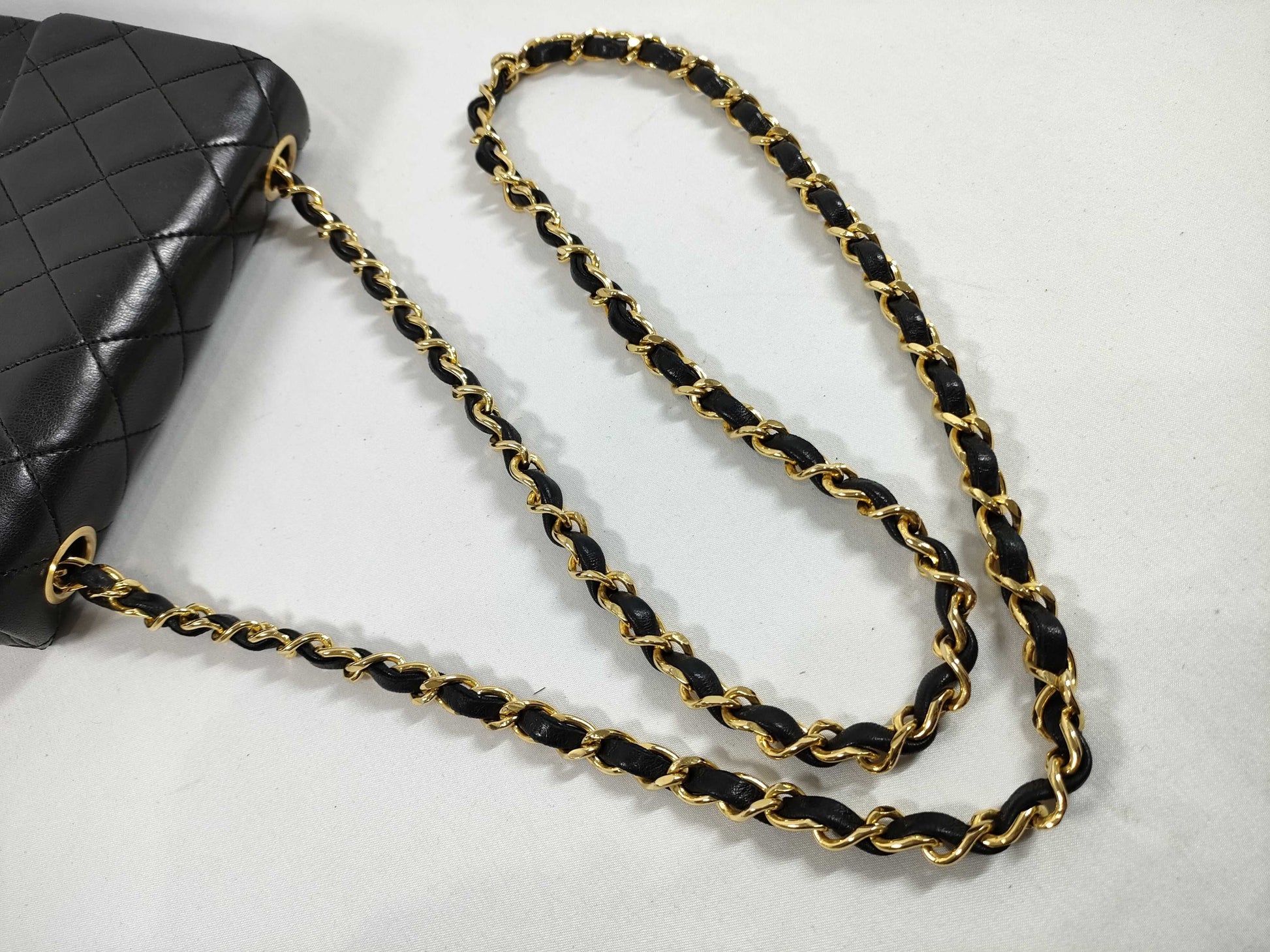 CHANEL CHANEL Mini Matelasse Chain Shoulder Bag, Black, No. 1, Card and Sticker Included, Shoulder Bag