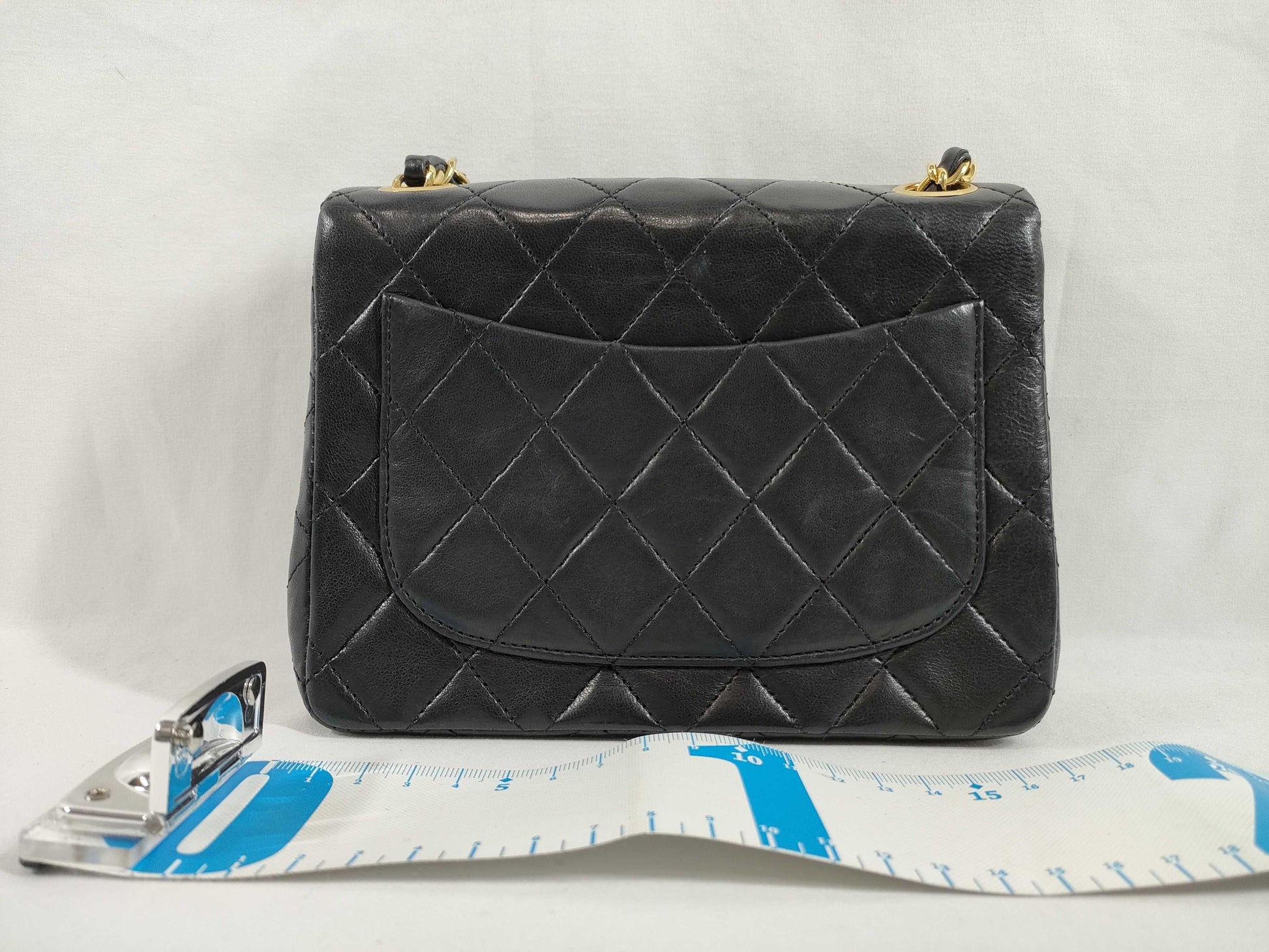CHANEL CHANEL Mini Matelasse Chain Shoulder Bag, Black, No. 1, Card and Sticker Included, Shoulder Bag