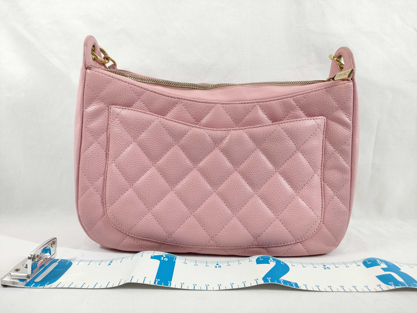 CHANEL CHANEL Matelasse Caviar Skin Chain One-Shoulder Shoulder Bag, No. 8, with Seal