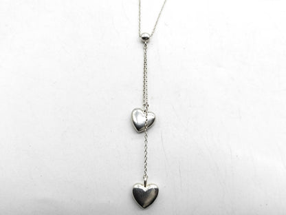 Tiffany & Co. Tiffany Double Drop Heart Necklace