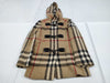  BURBERRY London Duffle Coat Nova Check Hoodie Size 38 Coat