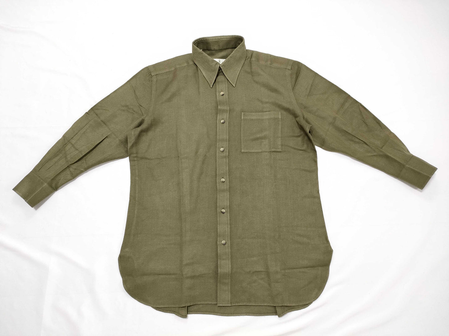 Arnis Shirt, Long Sleeve, Cashmere and Silk, Size M