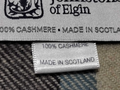 Johnstons 100% Cashmere Scarf, Multicolor, Approx. 72 x 208mm, Other Apparel