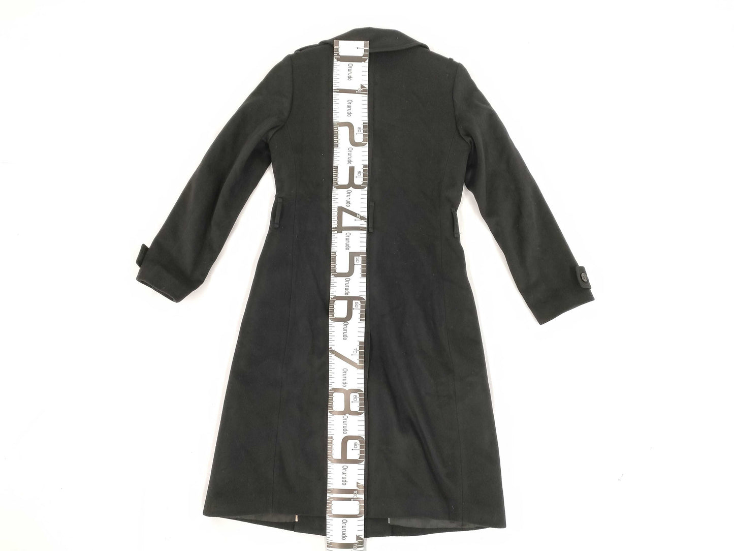BURBERRY London Long Wool Cashmere Blend 40 Belted Coat