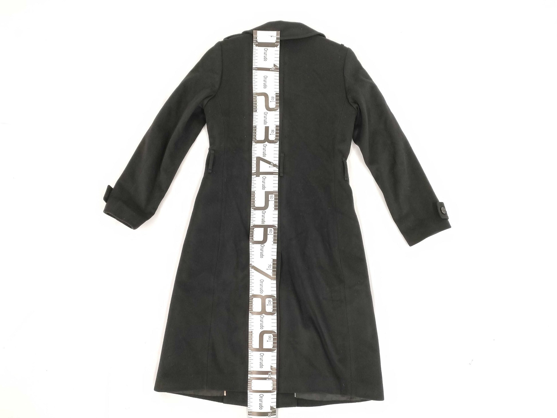 BURBERRY London Long Wool Cashmere Blend 40 Belted Coat
