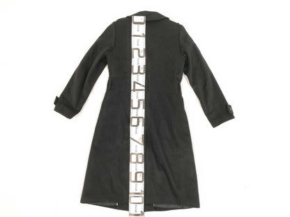 BURBERRY London Long Wool Cashmere Blend 40 Belted Coat