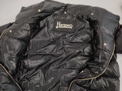 Herno Down Jacket, Long Down Coat, PI0372D, Black, Size 40