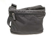 PRADA Nylon Prada Shoulder Bag with Triangle Logo, Black