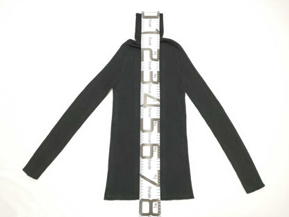 LOUIS VUITTON Knit Sweater Turtleneck Logo Black RW182B M Tops