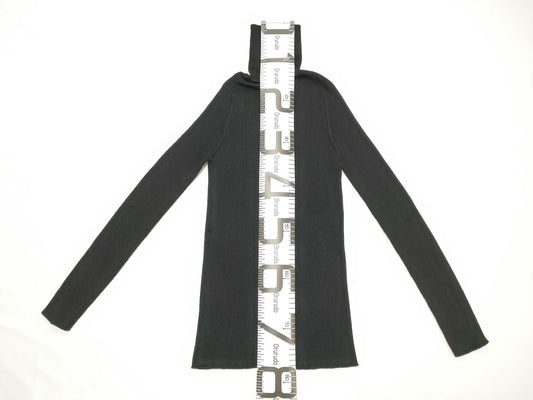 LOUIS VUITTON Knit Sweater Turtleneck Logo Black RW182B M Tops