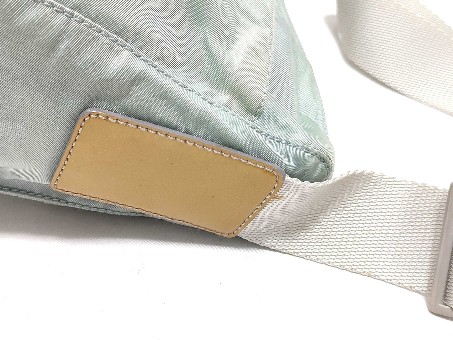 PRADA Nylon Prada Waist Bag Body Bag Triangle Logo Shoulder Bag