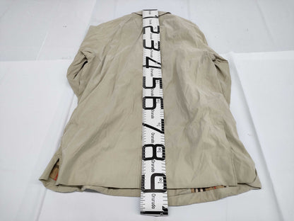 Burberrys Nova Check Coat with Stand Collar