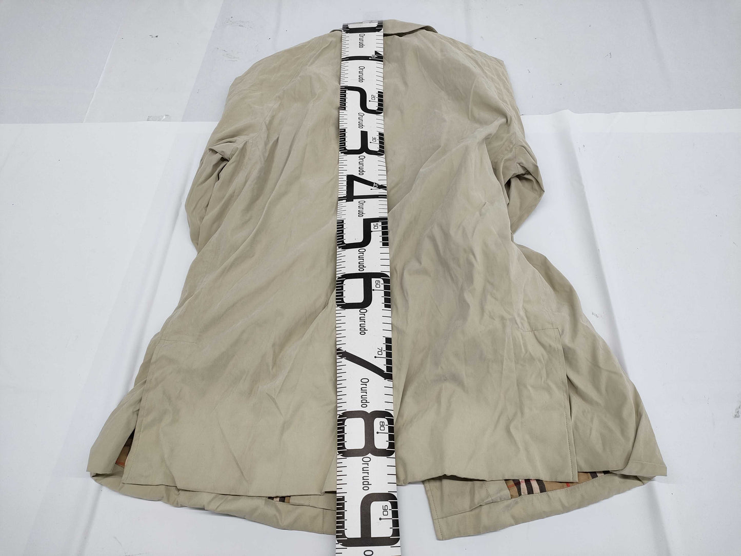 Burberrys Nova Check Coat with Stand Collar