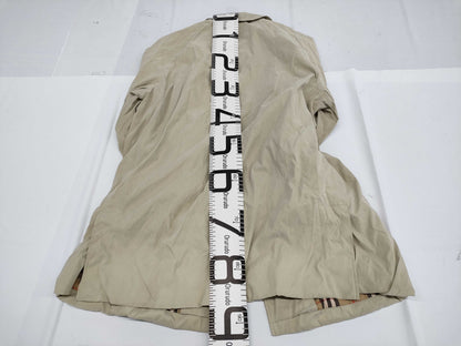 Burberrys Nova Check Coat with Stand Collar