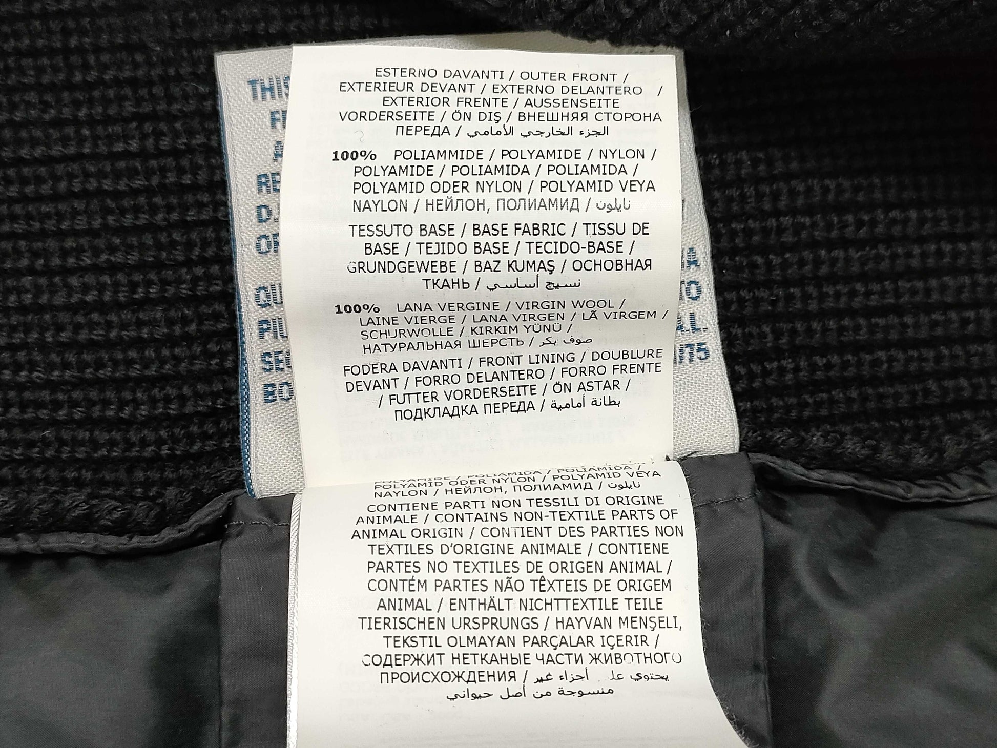 MONCLER Moncler Cardigan Knit Down Hoodie with Switching Design, Black, Size M