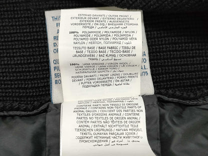 MONCLER Moncler Cardigan Knit Down Hoodie with Switching Design, Black, Size M