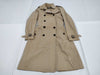 BURBERRY Nova Check Honey Beige Trench Coat with Belt, Size 38
