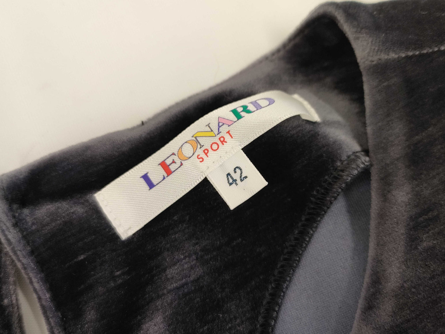 LEONARD Long Sleeve Floral Dress Size 42