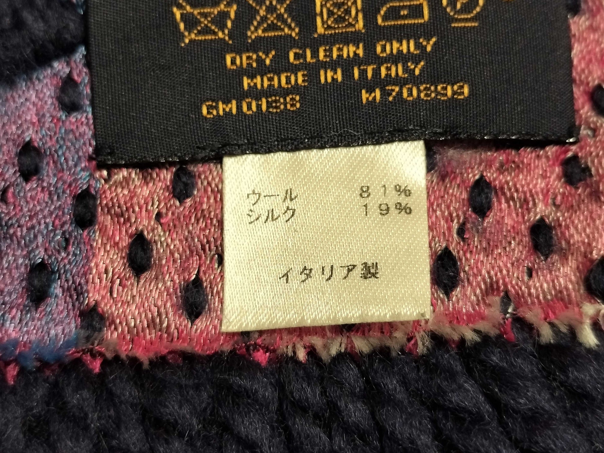 LOUIS VUITTON Monogram LV Echarpe Logomania Rainbow Scarf with Box