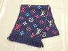LOUIS VUITTON Monogram LV Echarpe Logomania Rainbow Scarf with Box