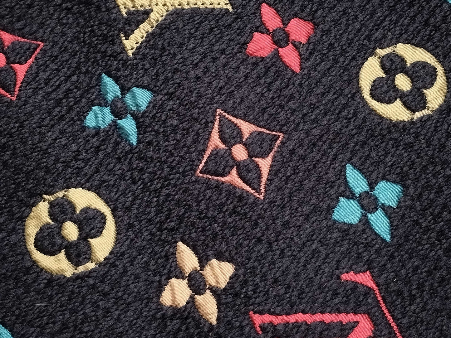 LOUIS VUITTON Monogram LV Echarpe Logomania Rainbow Scarf with Box