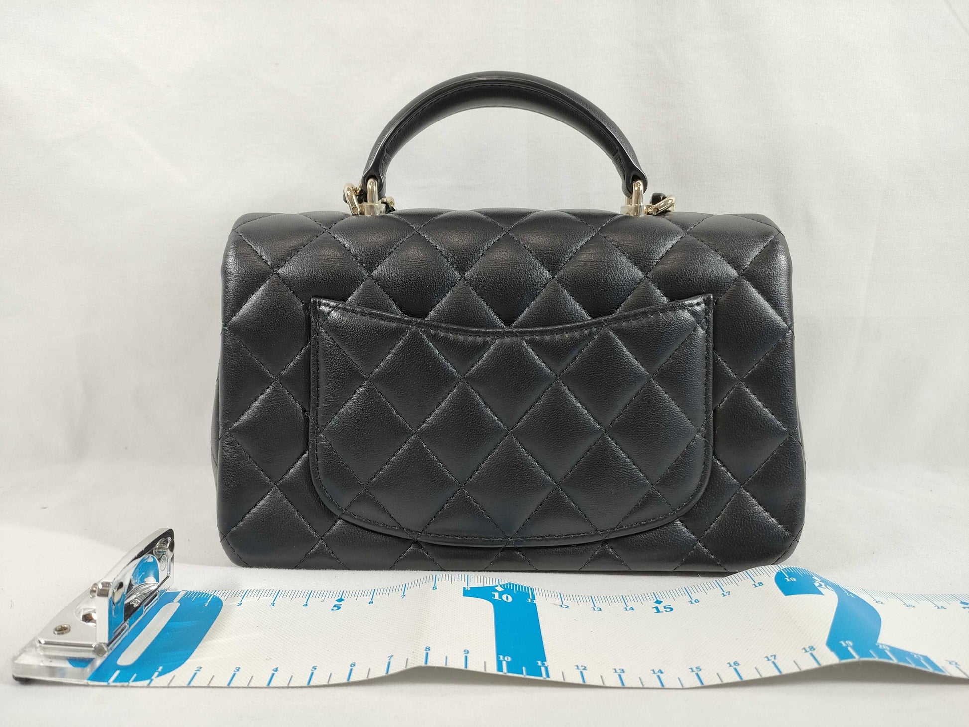 CHANEL Matelasse Coco Handle XXS, Gold Hardware, Complete, 2-Way Handbag, Chain Shoulder Bag, Serial Number Plate, Black, Shoulder Bag