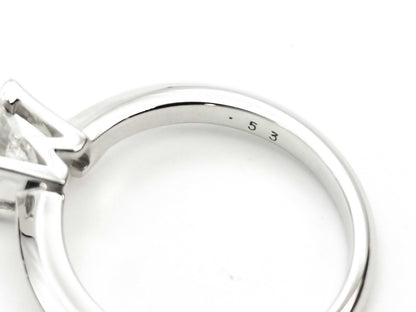 HARRY WINSTON HW Logo D0.53ct PT950 4.1g Ring 