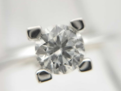 HARRY WINSTON HW Logo D0.53ct PT950 4.1g Ring 