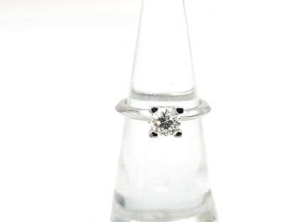 HARRY WINSTON HW Logo D0.53ct PT950 4.1g Ring 