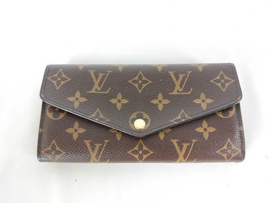 LOUIS VUITTON Monogram Louis Vuitton Monogram Portefeuille Sarah Fuchsia M62234 MS3149 Wallet